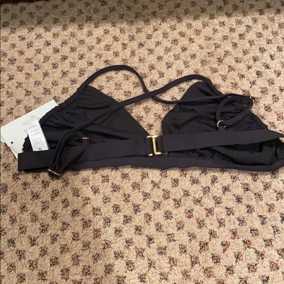 Reversible Mara Top in Noir Stripe & Black - Picture 5 of 6